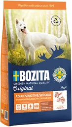 Bozita Original Adult Sensitive, łosoś i ryż - bez pszenicy - 3 kg - Sucha karma dla psów - miniaturka - grafika 1