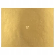 Dodatki do ciast w proszku - Podkład pod tort, ciasto złoty prostokątny 40x30 cm - miniaturka - grafika 1