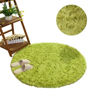 Strado Dywan okrągły Shaggy Strado 140x140 GreenGrass (Zielony) DNDRS140140.GREEN - Dywany - miniaturka - grafika 1