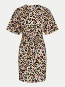 Sukienki - Pieces Sukienka codzienna Arlem 17149306 Beżowy Regular Fit - miniaturka - grafika 1