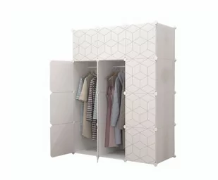 Szafa Modułowa Geometric Garderoba Regał Półki - Regały - miniaturka - grafika 1