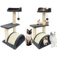 Drapaki dla kotów - ND32_ZW2D ZW2D DRAPAK DLA KOTA LEGOWISKO MOST 4 POZIOMY - miniaturka - grafika 1