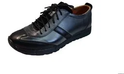 SKÓRZANE meskie sportowe wygoda grafit 42 - Buty trekkingowe męskie - miniaturka - grafika 1