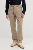 Spodnie męskie - Joop! spodnie sztruksowe męskie kolor beżowy proste 30043857 - miniaturka - grafika 1