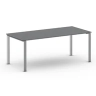 Stoły i stoliki do biura - B2B Partner Stół konferencyjny INVITATION 2000 x 900 x 750 mm, antracyt 499224 - miniaturka - grafika 1