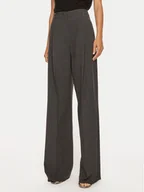 Spodnie damskie - Marella Spodnie materiałowe Lodola 2423136311 Szary Regular Fit - miniaturka - grafika 1