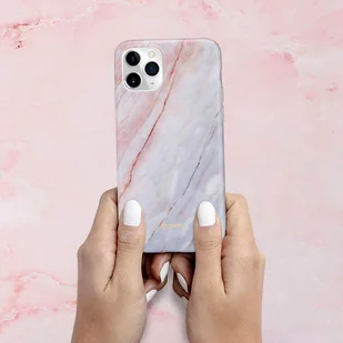 Crong Marble Case – Etui iPhone 11 Pro (różowy) - Etui i futerały do telefonów - miniaturka - grafika 5