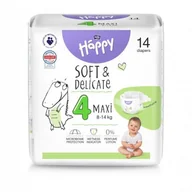 Pieluchy - Bella Baby Happy Soft & Delicate Maxi 4 Pieluszki 8-14kg, 14szt. - miniaturka - grafika 1