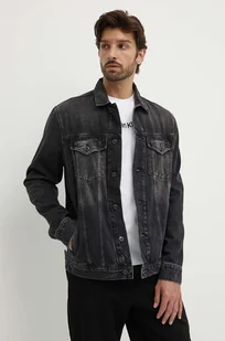 Pepe Jeans kurtka jeansowa RELAXED JACKET męska kolor czarny przejściowa PM402972XH7 - Kurtki męskie - miniaturka - grafika 1