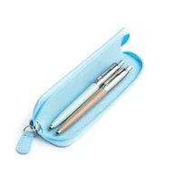 Zestawy piśmiennicze - Zestaw prezentowy długopis Parker Jotter Originals Pastelowy Niebieski i Beżowy z niebieskim etui - miniaturka - grafika 1