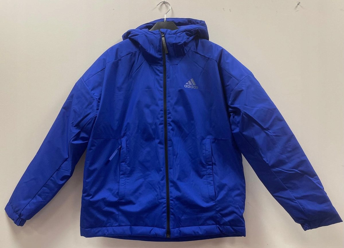 Kurtka Męska Zimowa Sportowa Niebieska Adidas GT6555 r. XXL