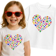 Moda i Uroda OUTLET - KOSZULKA DZIEŃ KROPKI DO SZKOŁY PRZEDSZKOLA DLA DZIEWCZYNKI LUB CHŁOPCA - miniaturka - grafika 1