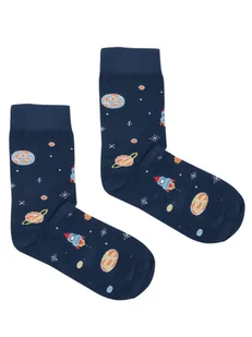 Kosmos i rakiety skarpetki unisex Kabak - Skarpetki męskie - miniaturka - grafika 1