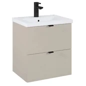 Szafki łazienkowe - Roca Szafka pod umywalkę Cheese 2.0 fume matt 50x53x38,4 - miniaturka - grafika 1