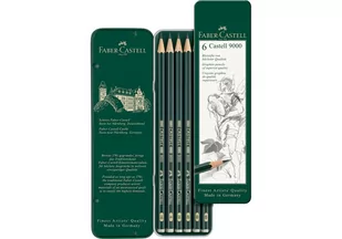 Faber-Castell Ołówek Castell 9000 6 sztuk - Przybory szkolne - miniaturka - grafika 1
