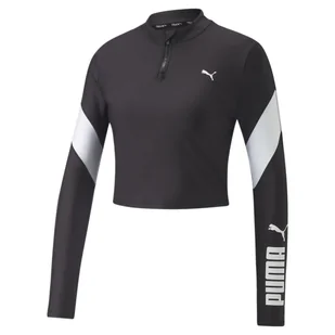 PUMA BLUZA FIT EVERSCULPT 1/4 ZIP 52217601 r XS - Bluzy damskie - miniaturka - grafika 1