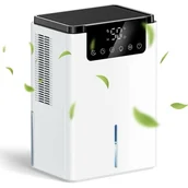 Nawilżacze powietrza - Osuszacz powietrza, przenośny osuszacz powietrza, zbiornik na wodę o pojemności 1,5 l, odpowiedni do domu, sypialni, biura - miniaturka - grafika 1