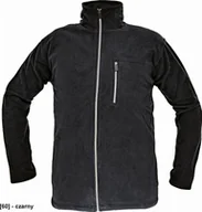 Bluzy męskie - CERVA KARELA polar unisex - czarny XXL - miniaturka - grafika 1