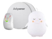 Elektroniczne nianie i monitory oddechu - BabySense Monitor oddechu 7 + Pingwinek ZOE by Natulino Innovations | Lampka LED dla dziecka - miniaturka - grafika 1