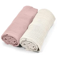 Pieluchy - Pieluszki muślinowe 2-pak 70x70 Róż, Albero Mio - miniaturka - grafika 1