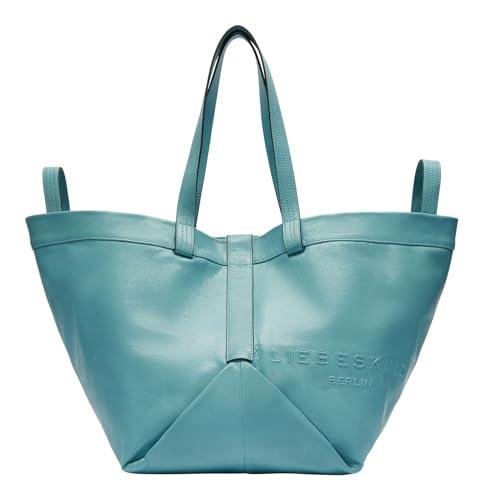 Liebeskind Berlin Women's L-Elvira Lmb SF Ver Shopper, petrol Blue, Petrol Blue