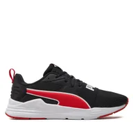 Sneakersy męskie - Sneakersy Puma Wired Run Pure 389275 14 Czarny - miniaturka - grafika 1