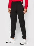 Spodnie sportowe męskie - Tommy Hilfiger Spodnie dresowe Track UM0UM02352 Czarny Regular Fit - miniaturka - grafika 1