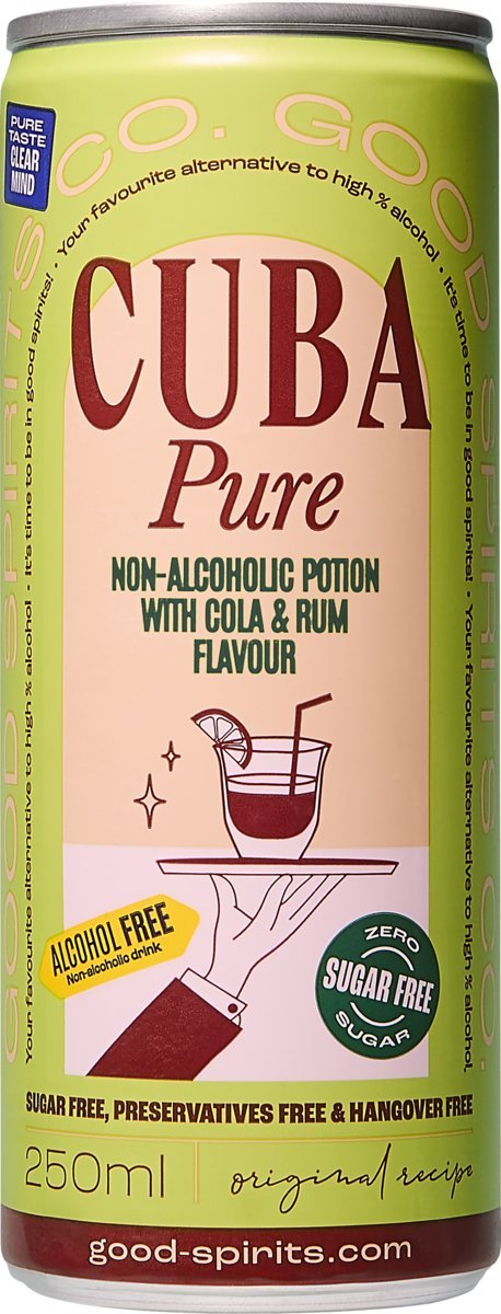 Good Spirits Cuba Pure koktajl bezalkoholowy (mocktail) ziołowa cola