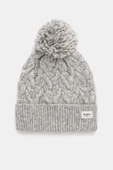 Czapki damskie - Pepe Jeans czapka WALLIS HAT kolor szary z grubej dzianiny PL040353 - miniaturka - grafika 1
