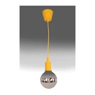 Lampy sufitowe - Milagro LAMPA WISZĄCA BUBBLE YELLOW 5W E14 LED ML463 - miniaturka - grafika 1