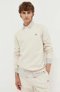 Dickies bluza męska kolor beżowy gładka - Bluzy męskie - miniaturka - grafika 1