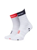 Skarpetki sportowe męskie - Compressport Skarpety Niskie Unisex Pro Racing Socks v4.0 Ultralight Run Low XU00051B Biały - miniaturka - grafika 1