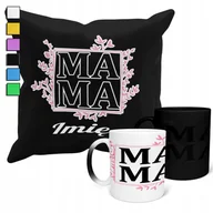 Gadżety dla niej i dla niego - ZESTAW KUBEK MAGICZNY + POSZEWKA Z PODUSZKĄ-DZIEŃ MAMY MATKI PREZENT + IMIĘ - miniaturka - grafika 1