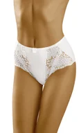 Majtki damskie - Figi Nela Białe Biały, L - miniaturka - grafika 1