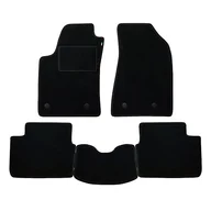 Dywaniki samochodowe - Zestaw Maty wykonane dla OPEL CORSA roku od 2014 do 2019 roku w dywanach samochodowych Made in Italy Made in Italy z CZARNYM - miniaturka - grafika 1