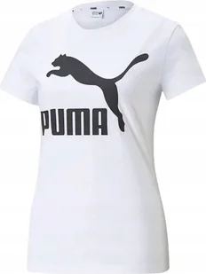 KOSZULKA DAMSKA BAWEŁNIANA T-SHIRT CLASSICS PUMA - Koszulki i topy damskie - miniaturka - grafika 1