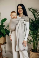 Chusty do noszenia dzieci - Chusta kółkowa LennyLamb - Mała Jodełka Almond-1.8 m. - miniaturka - grafika 1