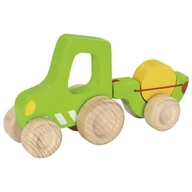 Samochody i pojazdy dla dzieci - Zielony Traktor Z Przyczepką - miniaturka - grafika 1