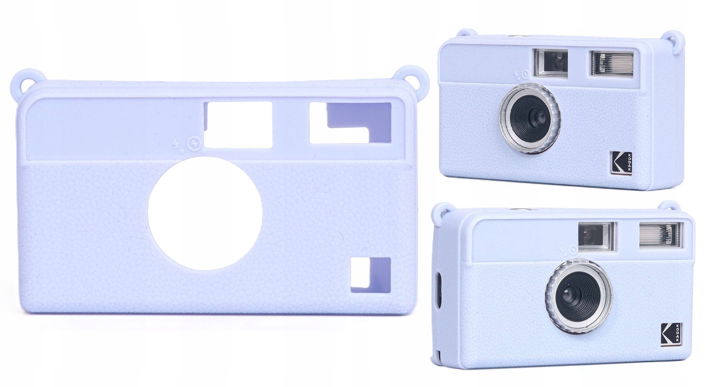 Futerał Etui Pokrowiec Case Silikon Kodak Ektar / H35 / H35n / Ultra F9 / Fioletowy