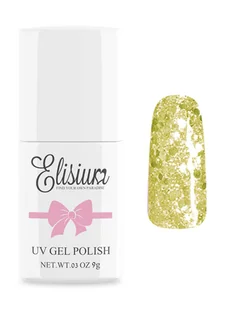 Elisium Uv Gel lakier hybrydowy 080 Light Gold 8ml - Lakiery hybrydowe - miniaturka - grafika 2