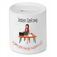 Skarbonki - Skarbonka Dla Laboranta na Urodziny na Prezent z Nadrukiem ze Zdjęciem + Opakowanie na prezent (wzór 03) - miniaturka - grafika 1