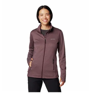 Bluza damska Columbia W Park View Grid Fleece Full Zip Rozmiar: M / Kolor: fioletowy - Bluzy sportowe damskie - miniaturka - grafika 1