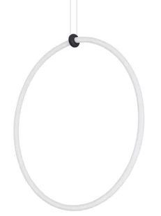 Luces Exclusivas LAMPA wisząca COLON LE41609 Luces Exclusivas metalowa OPRAWA okrągy ZWIS LED 30W 3000K pierścień ring czarny - Lampy sufitowe - miniaturka - grafika 3