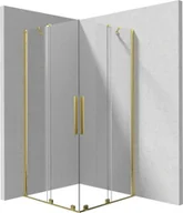 Kabiny prysznicowe - Deante Kabina Prysznicowa Prizma 100X100 Kwadratowa Złoty Transparentne Kpnzp10P10 - miniaturka - grafika 1