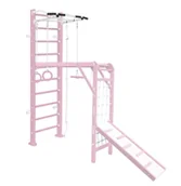 Wyposażenie sportowe i gimnastyczne - Drabinka gimnastyczna plac zabaw Adler Max różowa - miniaturka - grafika 1