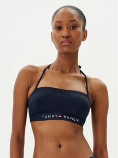 Tommy Hilfiger Góra od bikini UW0UW04136 Granatowy - Stroje kąpielowe - miniaturka - grafika 1