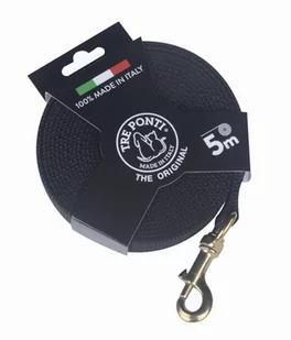 TRE PONTI Smycz treningowa dla psa 5m CZARNA - Smycze dla psów - miniaturka - grafika 1