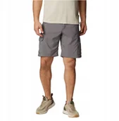 Spodnie sportowe męskie - Columbia Silver Ridge Utility Cargo Shorts 2030744023 szary 36 - miniaturka - grafika 1