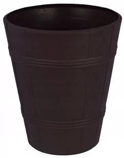 Doniczka palmówka drewnopodobna 2 brązowa FORM-PLASTIC - Donice - miniaturka - grafika 1
