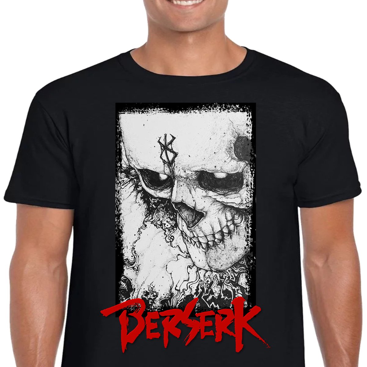 3340 Manga Anime KOSZULKA BERSERK Fantasy S CZARNA